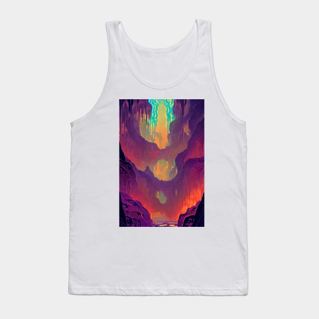 Polychromatic Dreamscape Tank Top by EsoteraArt